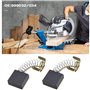 2 paires de balais de carbone 999032/999034 compatibles avec Scheppach AB1600 marteau de démolition électrique à tige hexagonale