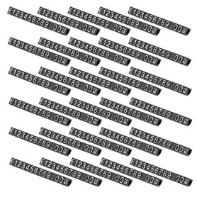 Exogio 30 Set Étiquette de Prix Numéro Lettre Prix Cube Affichage