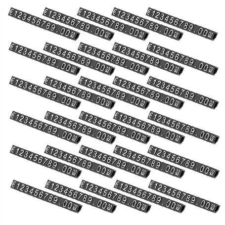 Exogio 30 Set Étiquette de Prix Numéro Lettre Prix Cube Affichage