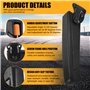Gokelomg Voiture Accoudoir Réglable Universel Siège de Voiture pour Pièces d'Auto de Camion de Rv A