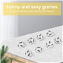 Ocnvlia 8 PièCes Nouveauté DéS Jeux pour Adultes DrôLe Sexe DéS 12 CôTéS Amour Humour éRotique Craps de DéS Barre Jouet Couple C
