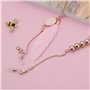 VGOL 2pcs Plume Lunettes de Soleil Chaîne Perle Chaîne de Lunettes Antidérapant Chaîne de Lunettes Porte-lunettes Chaîne Lunette