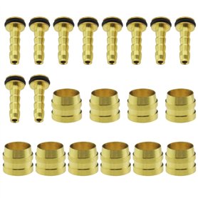 VGOL 10 Ensembles Olives de Vélo et Inserts de Connexion Compatible avec Tektro Hydraulique Pièces de Rechange Composants de Vél