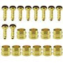 VGOL 10 Ensembles Olives de Vélo et Inserts de Connexion Compatible avec Tektro Hydraulique Pièces de Rechange Composants de Vél
