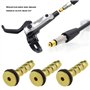 VGOL 10 Ensembles Olives de Vélo et Inserts de Connexion Compatible avec Tektro Hydraulique Pièces de Rechange Composants de Vél