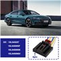 VGOL Connecteur de Faisceau de Câbles de Contact de Feu Arrière de Voiture à 6 Broches 1SL945257 1SL945095F Compatible avec Volk