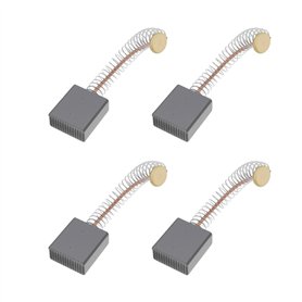 VGOL Lot de 4 balais de charbon de moteur 7 x 15 x 17 mm compatibles avec mixeur Rubi Rubimix
