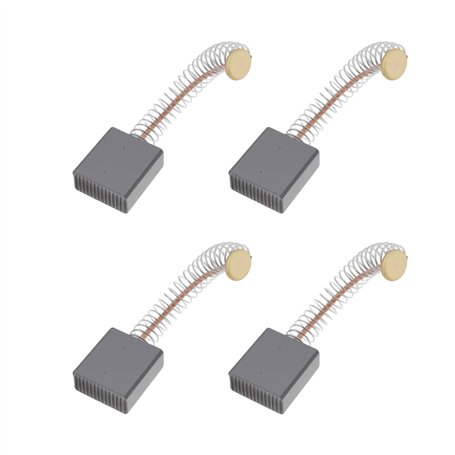VGOL Lot de 4 balais de charbon de moteur 7 x 15 x 17 mm compatibles avec mixeur Rubi Rubimix