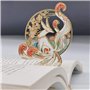 Wisyurt Marque- en MéTal pour Femmes, Marque-Page Kitsune Renard Marqueur de Livre Doré, D'Amoureux des Livres de Lecture pour l
