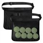 Aribrnten Lot de 2 supports pour balles de tennis, sacs de maintien pour balles de tennis, sac en filet réglable pour balles de 