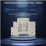 Luntfeiy Sul180A Minuteur mécanique 15 minutes 24 heures programmable Minuterie Mesure relais Appareil d'analyse