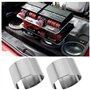 eMagTech Lot de 4 Cales de Bornes de Batterie de Voiture Pinces Entretoises pour Connecteurs Audio Et Vid¨¦o Embarqu¨¦s Argent
