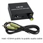 Wernfale Atténuateur Audio Passif, Carte Son de Signal de Sortie Ligne, Microphone, Port Micro, Convertisseur de Niveau Haut et 