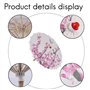 Jemcgrl Parapluie d'art en tissu de soie chinoise style classique Parapluie papier à Parapluie peint Parasol