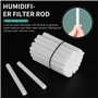 Pylorixz 40 PièCes SéRies Coton-Tige Filtres Recharge Bâtons Remplacement MèChes pour Portable Personnel USB Alimenté Humidifica