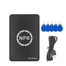 Kquepo Lecteur/Écrivain de Puce Intelligente RFID NFC + Porte-Clés 5XCUID 125K 13