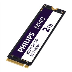 Philips Disque Dur Interne Solid State M.2 M140 - NVMe PCIe Gen3 2 to (2280)