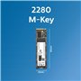 Philips Disque Dur Interne Solid State M.2 M140 - NVMe PCIe Gen3 2 to (2280), pour PC de Bureau et Portables, pour l'édition Gra