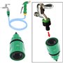 eMagTech 2pcs Tuyau d'eau de Jardin Connecteur Rapide Adaptateur Micro Irrigation Adaptateur à Sens Unique Connecteur de Robinet