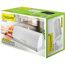 Corbeille à Pain Feel Maestro MR-1676-WHITE Blanc Acier inoxydable (1 Unité)