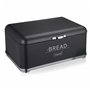 Corbeille à Pain Feel Maestro MR-1677-AR-BL Noir Acier inoxydable