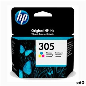 Cartouche d'encre originale HP Nº 305 Tricolore (60 Unités)