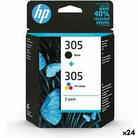 Cartouche d'encre originale HP 305 Jaune (24 Unités)