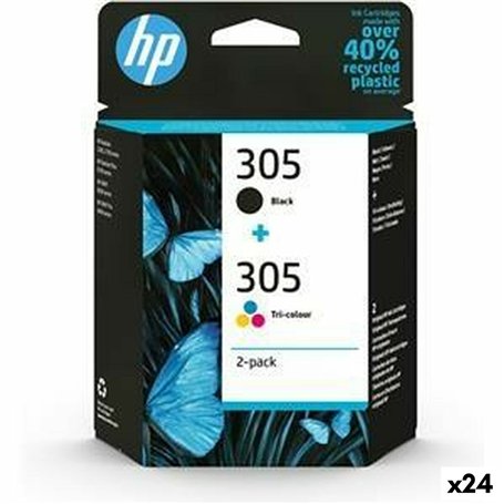 Cartouche d'encre originale HP 305 Jaune (24 Unités)