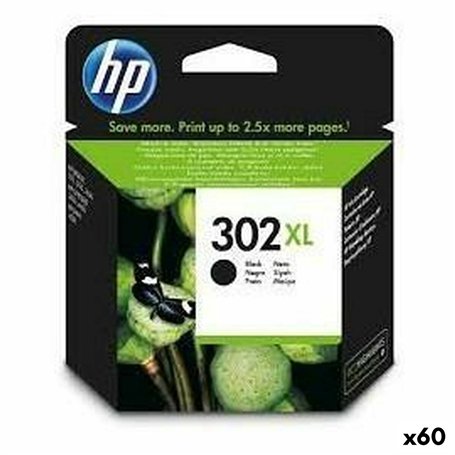 Cartouche d'encre originale HP 302 XL Noir (60 Unités)