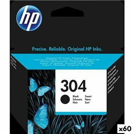 Cartouche d'encre originale HP DESKJET 3720 - Nº304 Noir (60 Unités)