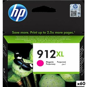 Cartouche d'encre originale HP 912XL Magenta (60 Unités)
