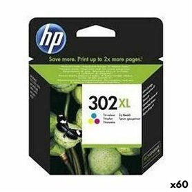 Cartouche d'encre originale HP 302XL Tricolore (60 Unités)