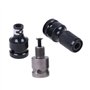 NSNGPAFACZ Adaptateur de mandrin de perçage 3 pièces avec vis 1/2quot;Carré à 1/4quot;Convertisseur d'adaptateur à Douille hexag