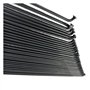 GBSONGJIN Lot de 12 rayons plats à lame droite calibre 14G 2,0 mm en acier inoxydable pour vélo de course J-Bend (56 pièces)