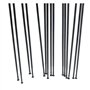 GBSONGJIN Lot de 12 rayons plats à lame droite calibre 14G 2,0 mm en acier inoxydable pour vélo de course J-Bend (J-Bend 12 pièc
