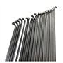 GBSONGJIN Lot de 12 rayons plats à lame droite calibre 14G 2,0 mm en acier inoxydable pour vélo de course J-Bend (J-Bend 12 pièc