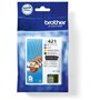 Cartouche d'encre originale Brother MFC-J1010DW / DCP-J1050DW Jaune (4 Unités)