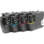 Cartouche d'encre originale Brother MFC-J1010DW / DCP-J1050DW Jaune (4 Unités)
