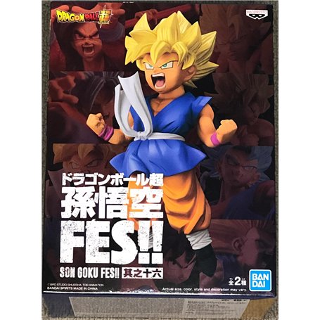 Banpresto - Dragon Ball Super Son Goku FES Super Saiyan Son Goku (Kids) 200121 Cranberry