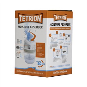 Tetrion Absorbeur d'Humidité 20m² avec Conception à 360° Protection Antihumidité 90 Jours pour Maison