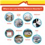 Tetrion Absorbeur d'Humidité 20m² avec Conception à 360° Protection Antihumidité 90 Jours pour Maison