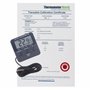 Thermomètre numérique calibré pour réfrigérateur/congélateur avec certificat d'étalonnage traçable à 2 points