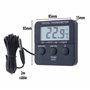 Thermomètre numérique calibré pour réfrigérateur/congélateur avec certificat d'étalonnage traçable à 2 points