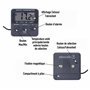 Thermomètre numérique calibré pour réfrigérateur/congélateur avec certificat d'étalonnage traçable à 2 points
