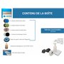 Glass Polish GP25022 Pro Kit de Nettoyage de Rayures pour Verre Professionnel avec polisseuse rotative Ø 125 mm avec Filetage M1