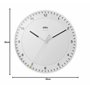 Braun Grande Horloge Murale analogique Classique pour Le Fuseau horaire de l’Europe Centrale (DCF) avec Mouvement de Balayage Si