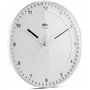Braun Grande Horloge Murale analogique Classique pour Le Fuseau horaire de l’Europe Centrale (DCF) avec Mouvement de Balayage Si