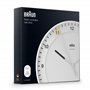 Braun Grande Horloge Murale analogique Classique pour Le Fuseau horaire de l’Europe Centrale (DCF) avec Mouvement de Balayage Si