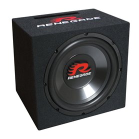 Renegade RXV1000 Caisson de basses préchargé 250 W Subwoofer voiture Actif 250 W 500 W 90 dB 4 Ω