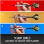 Harrows Jeu de fléchettes Combat 90 % tungstène pointe en acier I 21 g à 30 g Tous poids disponibles I énorme lot de 17 pièces a